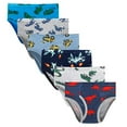 thumbnail image 1 of Boboking Little Boys Briefs Dinosaur Truck Toddler Kids Underwear (Pack of 6) 6/7Y Blue, 1 of 3