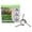 A, variant on Steel Wire Grass Trimmer Head,2025 New String Trimmer Replacement Head,Wire Weed Trimmer Head Weed Remover Tool,6Inch Wired Trimmer Blade for Lawn Mower Tray,Three Connecting Pieces (1PC)
