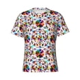 thumbnail image 3 of Naloa Mexican Bright Style Men's T-Shirt Sport T-shirt Men's Basic Tee Casual Men's Shirt, Round Neck, Short Sleeves - XX-Large, 3 of 5