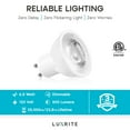 thumbnail image 5 of Luxrite MR16 GU10 Spotlight LED Bulbs, Dimmable, 3000K Soft White, 500 Lumens, Enclosed Fixture Rated, 24-Pack, 5 of 7