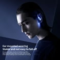 thumbnail image 4 of J10J10 Wireless Bluetooth Earbuds with Ear Hook, V5.3, 15m Range, 300mAh Charging Case, Single & Binaural Mode, Sport Headset for Workouts, 4 of 11