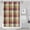 White-248, variant on Buffalo Plaid Shower Curtain Featuring Rustic Farmhouse Plaid Print, Classic Red and Black Checkered Pattern, Waterproof Fabric with Hooks, Machine Washable, Retro Checkerboard Design