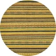 thumbnail image 1 of Ahgly Company Indoor Round Abstract Reddish Brown Abstract Area Rugs, 5' Round, 1 of 6