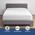 thumbnail image 5 of Martex Quilted Mattress Pad, Soft Breathable Polyester-Cotton Blend Fabric, Premium Polyester Fill Mattress Topper Pad, Deep Pocket Elastic Fit up to 18”, All-Season Comfort, Machine Washable, King, 5 of 8