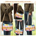 thumbnail image 4 of FORMRS Womens Shoulder Bag with Chain Strap Clutch Purse Cute Tote Handbag, Yellow Circles, 4 of 7