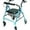 Aqua, variant on Graham Field Lumex Walkabout Lite Rollator with Seat & 6 Inch Wheels, Teal