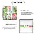 thumbnail image 3 of Rocae Tropical Flamingo for High-grade Leather Tissue Box, Exquisite Fashionable Design, Office Tissue Box, Waterproof Family Tissue Box, 3 of 8