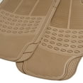thumbnail image 3 of BDK Front Car Rubber Floor Mats, 2-Piece, Black Beige Gray, Heavy Duty, 3 of 5