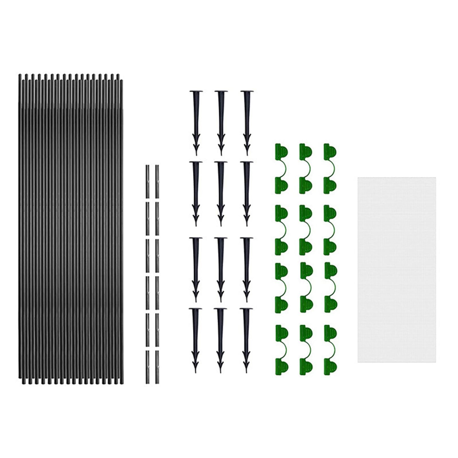 Garden Mesh Netting Kit Greenhouse Row Cover for Vegetable Fruits Crops