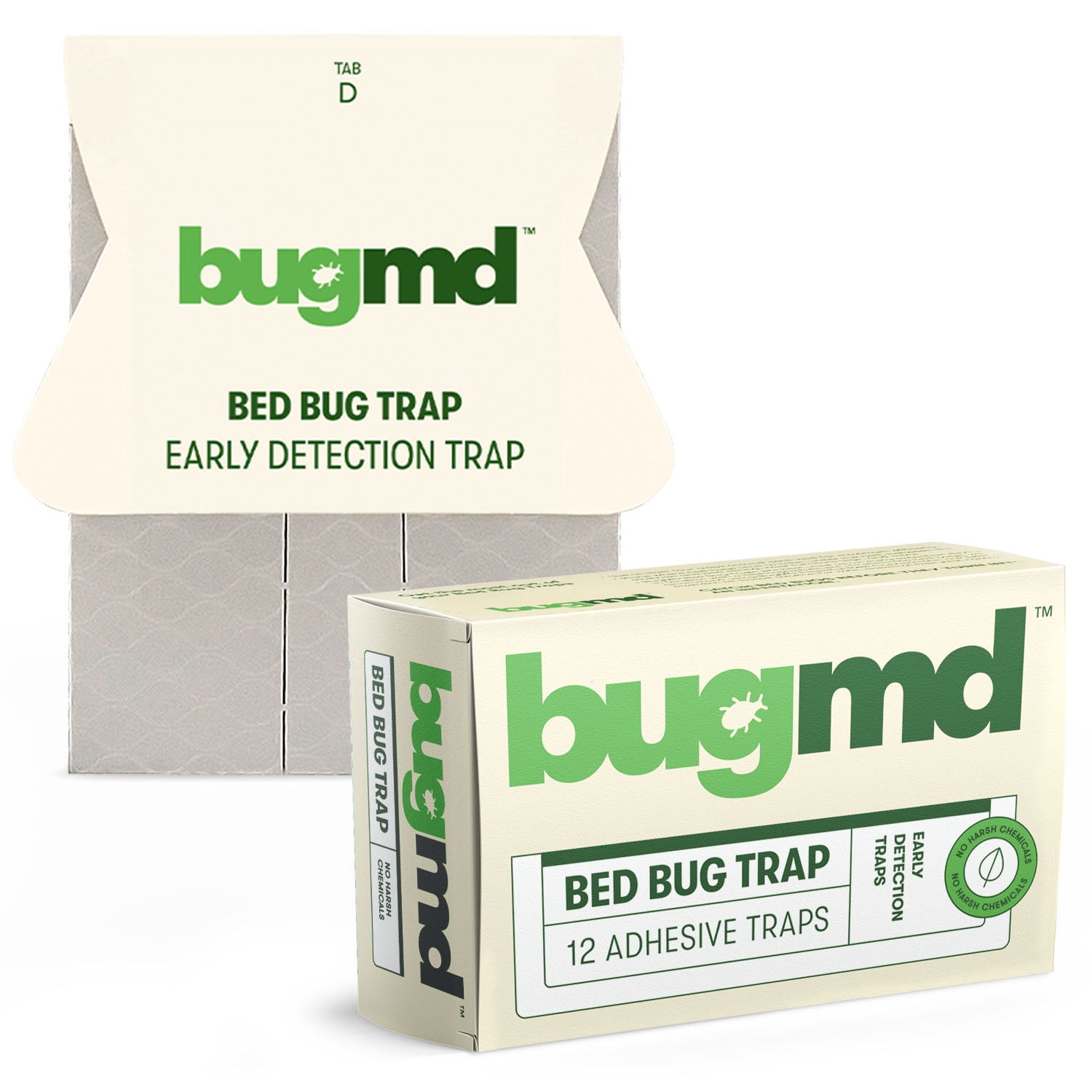 BUGMD Bed Bug Traps 12 Pack Bed Bug Interceptors Bed Bug bugmd-bed-bug-traps-12-pack-bed-bug-interceptors-bed-bug
