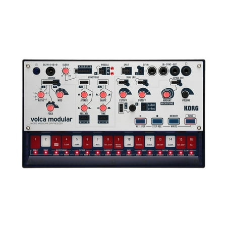 Korg Volca Modular Semi-Modular Analog Synthesizer and 16-Step Sequencer