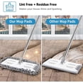 thumbnail image 3 of Cabezal de repuesto de microfibra para fregona de polvo seco y húmedo, repuestos de cabezales de fregona lavables reutilizables compatibles con el sistema de cuidado de pisos Bona para cocina, hogar,, 3 of 6
