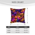 thumbnail image 4 of Kll Skull Decorative Throw Pillow Covers Velvet Soft For Couch Sofa Bedroom Living Room Outdoor -20"X20", 4 of 8