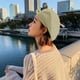 thumbnail image 3 of Boina para mujer, gorro estilo francés, gorro de invierno cálido, forro de lana, gorro de punto, retro, suave, color puro, salvaje, 3 of 8