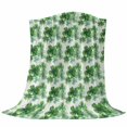 thumbnail image 6 of St Patricks Day Blanket Soft Cozy Warm Throw Blanket for Couch, Plush Fuzzy Flannel Fleece Blankets for Sofa, Spring Watercolor Green Shamrock Bed Blankets Lightweight Gifts for Women, 40"x60", 6 of 9