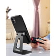 thumbnail image 4 of Soporte para teléfono celular CreaDream ajustable de aluminio negro, 4 of 6