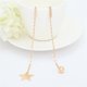 thumbnail image 3 of Pendientes de moda para mujer y niña, cadena con forma de estrella, antialérgico, sin perforación, Clips para las orejas (CHB-462), 3 of 5