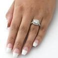thumbnail image 4 of Empire Jewel 1.9 Ct Round Excellent Cut Diamond Ring - Simple Diamond Rings for Women's - Silver 14K White Gold Over Rings - Forever Diamond Ring for Women's - Anniversary Gifts Clearance Rings, 4 of 7