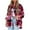 Hot Pink, variant on IROINNID Women's Shacket Jacket Long Sleeve Plaid Turndown Lapel Outwear, Casual Single-Breasted Plaid Shirt Long-Sleeved Shirt Woolen Jacket Oversized Jacket