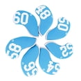 thumbnail image 1 of Naiovety 7 piezas de de hierro Driver Golf Club Cover Putter Number Headcover reemplazable Protector accesorios deportivos negro Golf Azul Naiovety OD019606-03, 1 of 6
