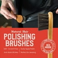 thumbnail image 4 of Red Moose Full Leather Shoe Polish Kit with Brushes, Creams, Cloth and Lace, Black & Brown Combo, 4 of 6