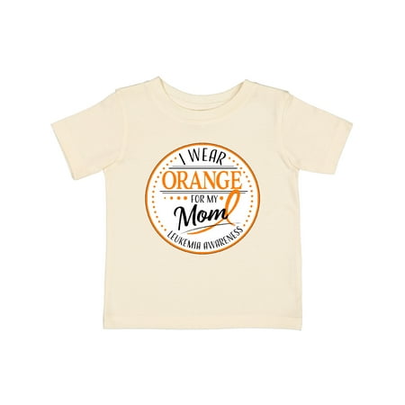 

Inktastic I Wear Orange for My Mom- Leukemia Awareness Gift Baby Boy or Baby Girl T-Shirt