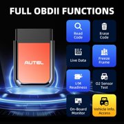 Autel AP2500E OBD2 Scanner Bluetooth Code Reader All-System Diagnoses Code Read/Clear, Check Engine Light, CAN FD, 5 Hot Resets for Android/iOS
