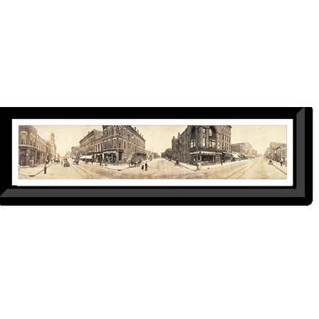 Historic Framed Print, IA Ft. Dodge 1907 PHOTO, 36-3/8" x 8-3/8"