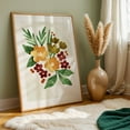 thumbnail image 6 of Bold and vibrant color floral composition. Blossoms botanical illustration. Flowers wall art. 03 - Illustration Floral Botanical Flowers Watercolor Garden Unframed Wall Art Print 32 x 48 inches, 6 of 60