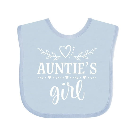 Inktastic Auntie Girl for Niece Girls Baby Bib