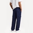 thumbnail image 4 of WQD Mens Cargo Sweatpants Baggy Gym Sweat Pants Drawstring Wide Leg Casual Lounge Pants with Pockets, 4 of 9