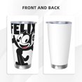 thumbnail image 3 of Vaso con tapa de 20 oz de Felix The Cat, taza de café con aislamiento duradero, taza térmica con tapa deslizante a prueba de salpicaduras para uso diario en oficinas y automóviles, taza para, 3 of 8