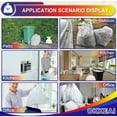 thumbnail image 4 of XIQIYY  13 Gallon Trash Bags ,50 Liter Wastebasket Bin Liners ,White Large Garbage Bags ,60per Pack，for Bathroom,Bedroom ,Office,Kitchen., 4 of 5