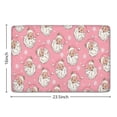 thumbnail image 5 of Pink Christmas Santa Pattern Flannel Non Slip Door Rugs,Washable Door Mats Indoor,Decorative Door Mats,Dirt-Resistant and Absorbent Doormat for Entrance,Bedroom,Kitchen,Bathroom,23.5x16in(60x40cm), 5 of 5