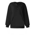 thumbnail image 5 of Enjoytime Half Zip Pullover Women Casual Solid Color Long Sleeve Sweatshirt Loose Fall Fashion 2025 Clothes, 5 of 5