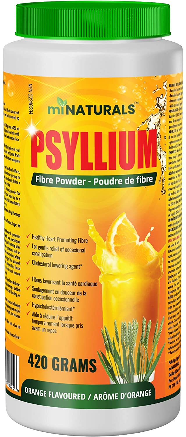 Sugar Free Psyllium Husk Powder, 420 g, Promotes Digestive Health, Good