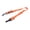 Orange, variant on UsilkU Dog Seatbelt Adjustable Reflective Heavy Duty Tensile Resistant Safe Dog Leash for Car Walking, Black