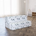 thumbnail image 4 of Nautical Foldable Mattress, Whales and Fishes, 78.7" x 47.2", Pastel Purple and Multicolor, by Ambesonne, 4 of 6