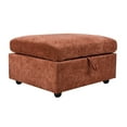 thumbnail image 4 of Gewnee Largets Deep Seat 4 Seats Comfy Chenille Sectional Storage Sofa with Pillows Couch for Living Room, 4 of 9
