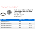 thumbnail image 2 of Double Cardan CV Ball Seat Repair Kit - Compatible with 1998 - 2000 Dodge Durango 4WD 1999, 2 of 2