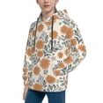 thumbnail image 2 of Balery Sunflowers 5 Pattern Boys Hoodie, Youth Pullover Hooded Sweatshirt, Kangaroo Pocket Hoodie for Kids Girls -Large, 2 of 6