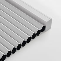 Keego Cellular Shades Cordless Honeycomb Shades for Windows Pull Down Blackout Cellular Blinds 9/16" Single Cell Thermal Insulated Blinds for Home Office(Grey,28"W x72"H)