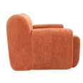 thumbnail image 5 of Leumius Oversized Accent Chair,Chenille Fabric Armchair,Comfy Upholstered Single Sofa Chair for Living Room, Bedroom,No Assembly Required,Orange, 5 of 12