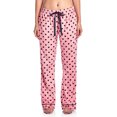 thumbnail image 4 of Ashford & Brooks Women's Minky Micro Fleece Button Up Pajama Set - Pink Black Dot, 4 of 4