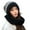 Black, variant on Dress Choice Womens Winter Beanie Hat and Knitted Scarf Set with Pom Soft Warm Knit Skull Cap for Women