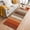 Orange, variant on 2'x6' Rug Runners for Hallways Kitchen, Blue Brown Non Slip Entryway Beside Floor Carpet Runner, Farmhouse Wood Grain Vintage Vertical Striped Laundry Room Bedroom Throw Rugs Mat for Family Pet
