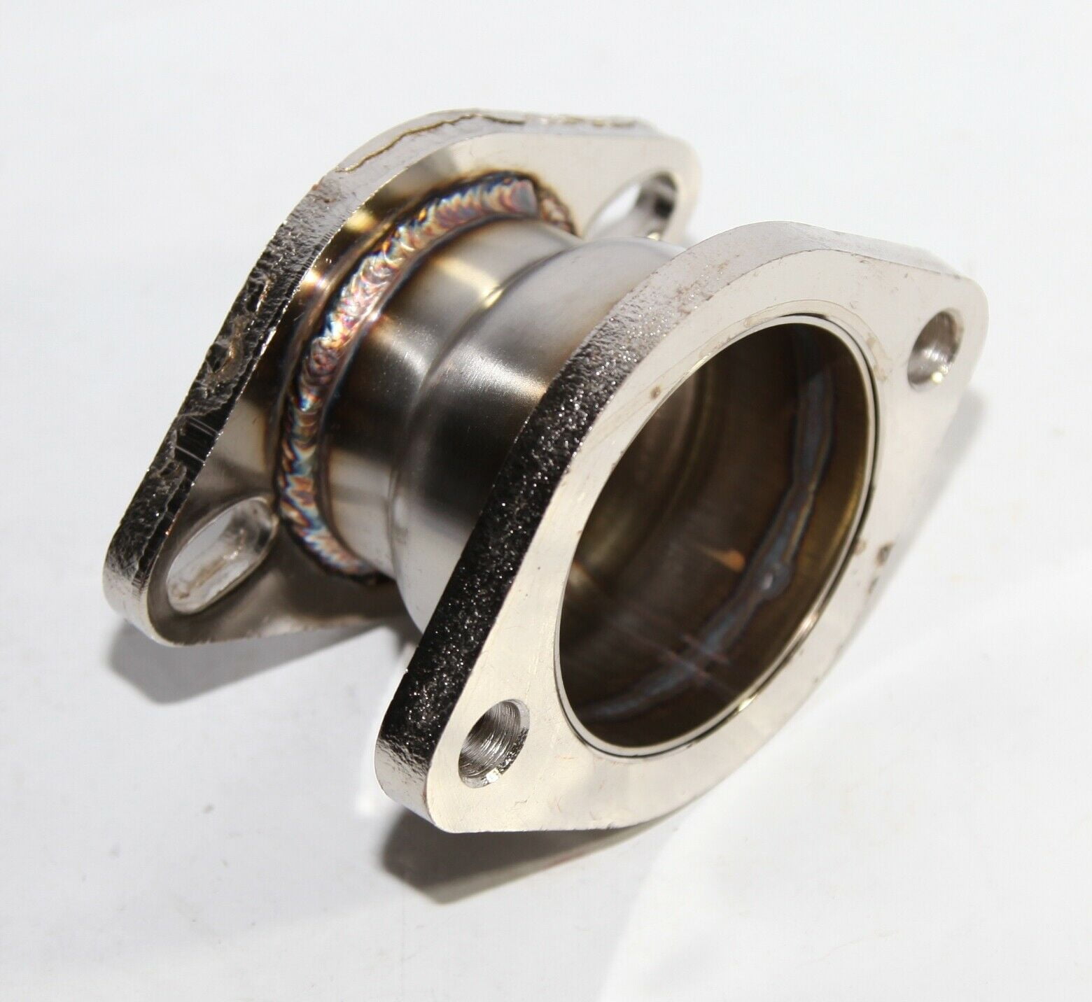 Catback Exhaust Muffler Extension Flange Steel Adapter 3" to 2.5" 2Bolt