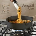 thumbnail image 3 of Juego De 17 Ollas Y Sartenes, Sartén antiadherente de mármol incluye cuchara y espátula, Juego de cocina para autocaravana sartén y Incluye sartén y olla para sopa, Uso En Cocina De Inducción(Negro), 3 of 7