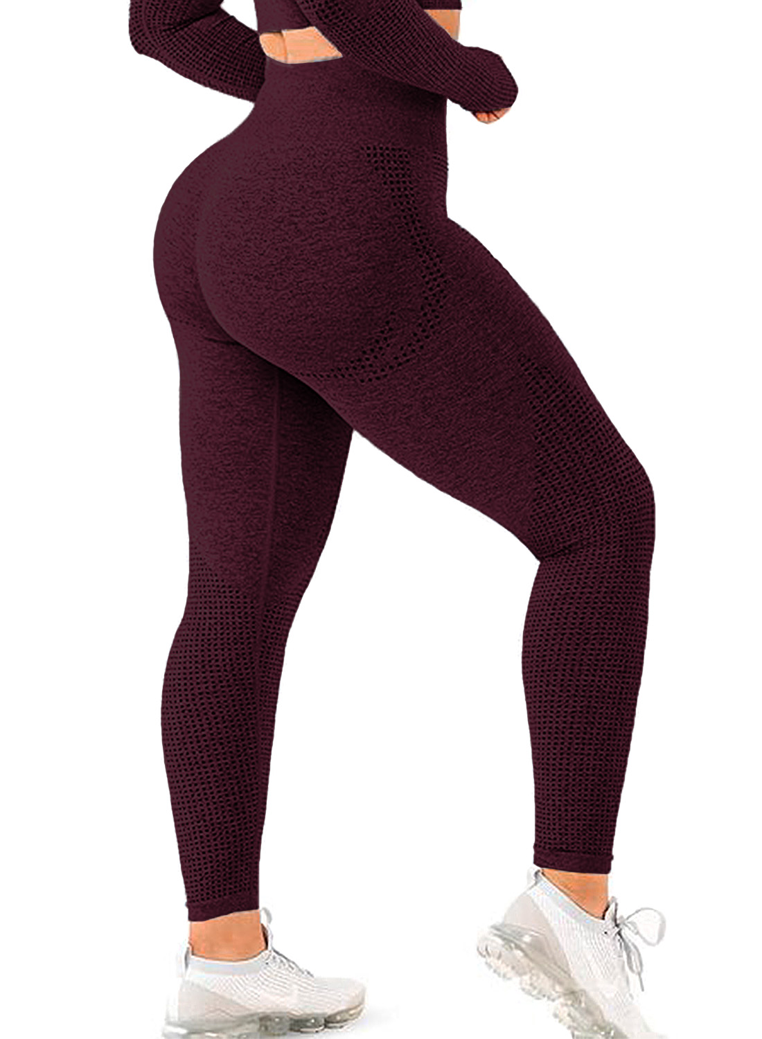 SEASUM Women High Waist Yoga Leggings 
