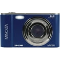 thumbnail image 2 of Minolta MND20 44 MP / 2.7K Ultra HD Digital Camera (Blue) + 32GB Memory Card + 12" Tripod + Memory Card Wallet + More Bundle, 2 of 6
